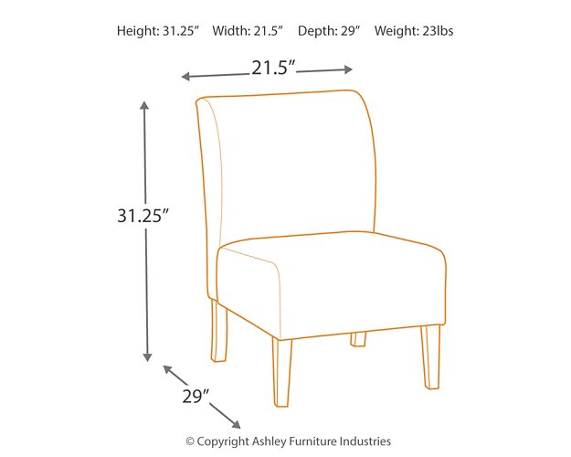 Triptis Accent Chair - Premium Accent Chair from Ashley Furniture - Just $130.86! Shop now at Furniture Wholesale Plus  We are the best furniture store in Nashville, Hendersonville, Goodlettsville, Madison, Antioch, Mount Juliet, Lebanon, Gallatin, Springfield, Murfreesboro, Franklin, Brentwood