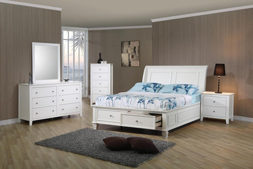 Selena Coastal White Full Bed - Premium Bed from Coaster Z2 Standard - Just $910! Shop now at Furniture Wholesale Plus  We are the best furniture store in Nashville, Hendersonville, Goodlettsville, Madison, Antioch, Mount Juliet, Lebanon, Gallatin, Springfield, Murfreesboro, Franklin, Brentwood