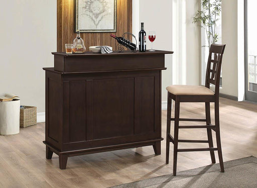 Gabriel Cappuccino Exposed Wood Counter Stool - Premium Bar Stool from Coaster Z2 Standard - Just $112! Shop now at Furniture Wholesale Plus  We are the best furniture store in Nashville, Hendersonville, Goodlettsville, Madison, Antioch, Mount Juliet, Lebanon, Gallatin, Springfield, Murfreesboro, Franklin, Brentwood