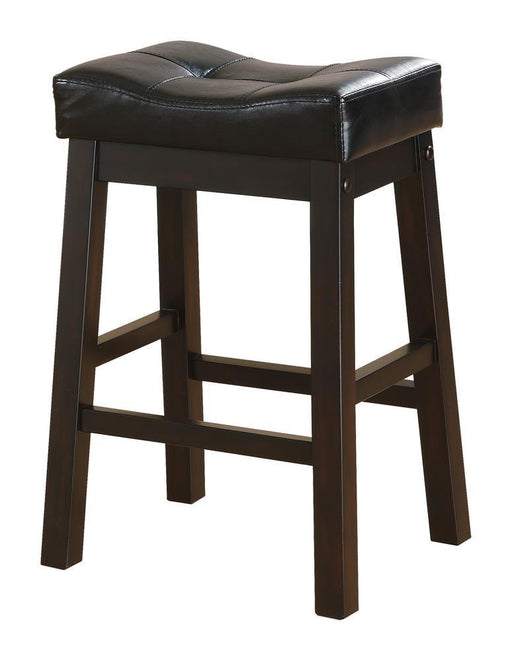 Transitional Black Counter Height  Upholstered Chair - Premium Bar Stool from Coaster Z2 Standard - Just $78! Shop now at Furniture Wholesale Plus  We are the best furniture store in Nashville, Hendersonville, Goodlettsville, Madison, Antioch, Mount Juliet, Lebanon, Gallatin, Springfield, Murfreesboro, Franklin, Brentwood