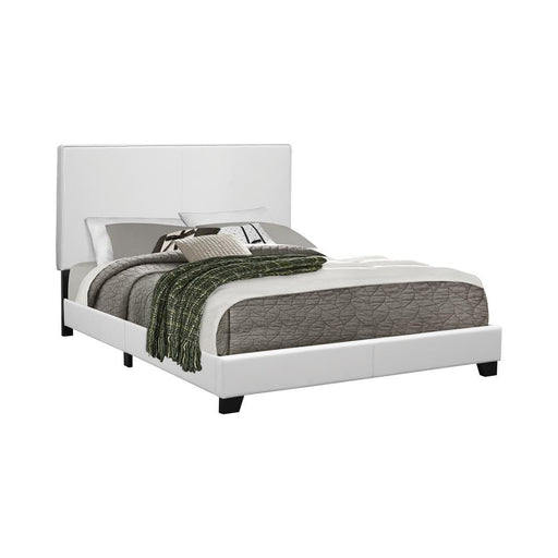 Mauve Upholstered Platform White Twin Bed - Premium Bed from Coaster Z2 Standard - Just $210! Shop now at Furniture Wholesale Plus  We are the best furniture store in Nashville, Hendersonville, Goodlettsville, Madison, Antioch, Mount Juliet, Lebanon, Gallatin, Springfield, Murfreesboro, Franklin, Brentwood