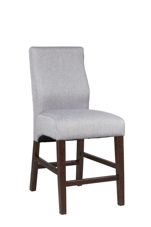 Transitional Grey Upholstered Counter Height  Stool - Premium Counter Height Stool from Coaster Z2 Standard - Just $124! Shop now at Furniture Wholesale Plus  We are the best furniture store in Nashville, Hendersonville, Goodlettsville, Madison, Antioch, Mount Juliet, Lebanon, Gallatin, Springfield, Murfreesboro, Franklin, Brentwood