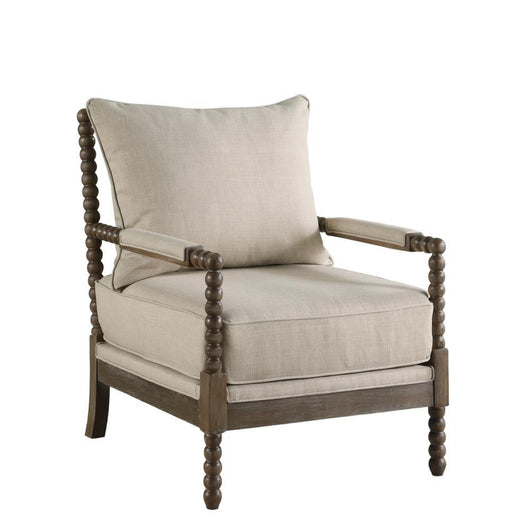 Traditional Oatmeal and Natural Accent Chair - Premium Accent Chair from Coaster Z2 Standard - Just $498! Shop now at Furniture Wholesale Plus  We are the best furniture store in Nashville, Hendersonville, Goodlettsville, Madison, Antioch, Mount Juliet, Lebanon, Gallatin, Springfield, Murfreesboro, Franklin, Brentwood