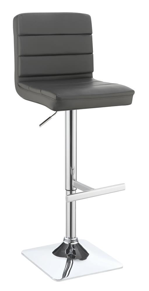 G120696 Contemporary Chrome Adjustable Bar Stool - Premium Adjustable Barstool from Coaster Z2 Standard - Just $122! Shop now at Furniture Wholesale Plus  We are the best furniture store in Nashville, Hendersonville, Goodlettsville, Madison, Antioch, Mount Juliet, Lebanon, Gallatin, Springfield, Murfreesboro, Franklin, Brentwood