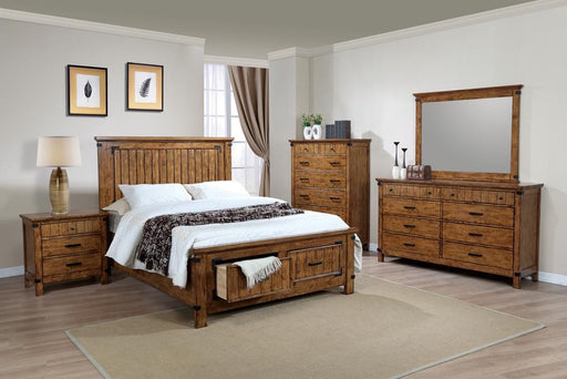 G205263 Brenner Rustic Honey California King Bed - Premium California King Size Bed from Coaster Z2 Standard - Just $838! Shop now at Furniture Wholesale Plus  We are the best furniture store in Nashville, Hendersonville, Goodlettsville, Madison, Antioch, Mount Juliet, Lebanon, Gallatin, Springfield, Murfreesboro, Franklin, Brentwood