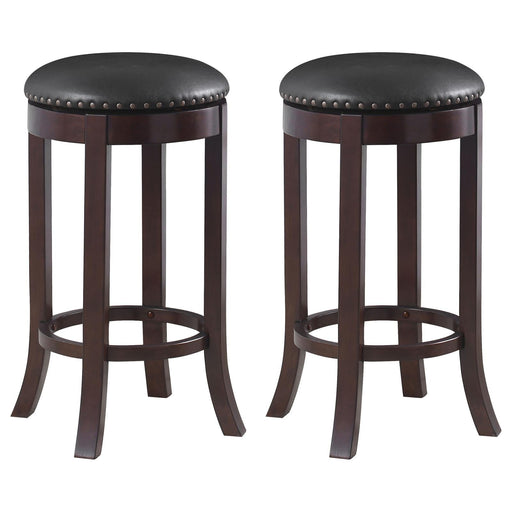 G101060 Casual Walnut 29" Bar Stool - Premium Wooden Walnut 29" Bar Stool from Coaster Z2 Standard - Just $110! Shop now at Furniture Wholesale Plus  We are the best furniture store in Nashville, Hendersonville, Goodlettsville, Madison, Antioch, Mount Juliet, Lebanon, Gallatin, Springfield, Murfreesboro, Franklin, Brentwood