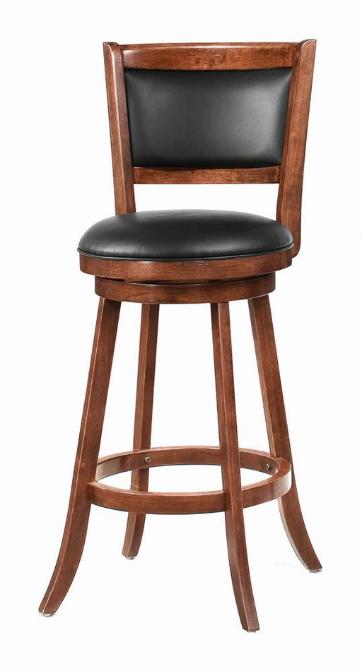 Transitional Chestnut Swivel Bar Stool - Premium Bar Stool from Coaster Z2 Standard - Just $126! Shop now at Furniture Wholesale Plus  We are the best furniture store in Nashville, Hendersonville, Goodlettsville, Madison, Antioch, Mount Juliet, Lebanon, Gallatin, Springfield, Murfreesboro, Franklin, Brentwood