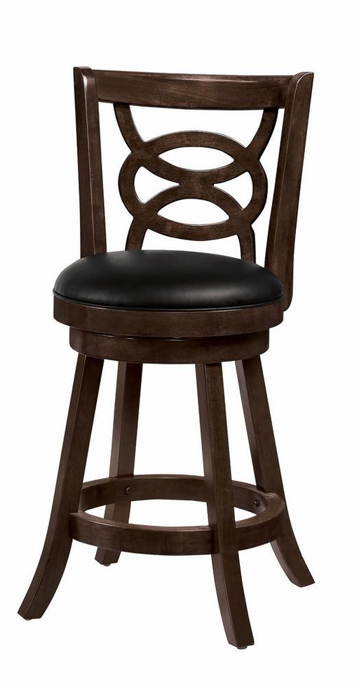 Traditional Espresso Counter Height Stool - Premium Bar Stool from Coaster Z2 Standard - Just $130! Shop now at Furniture Wholesale Plus  We are the best furniture store in Nashville, Hendersonville, Goodlettsville, Madison, Antioch, Mount Juliet, Lebanon, Gallatin, Springfield, Murfreesboro, Franklin, Brentwood