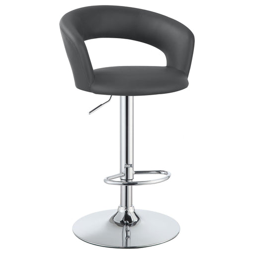 G120346 Contemporary Chrome and Grey Bar Stool - Premium Adjustable Barstool from Coaster Z2 Standard - Just $142! Shop now at Furniture Wholesale Plus  We are the best furniture store in Nashville, Hendersonville, Goodlettsville, Madison, Antioch, Mount Juliet, Lebanon, Gallatin, Springfield, Murfreesboro, Franklin, Brentwood