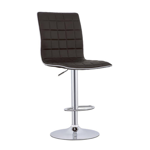 Waffle Adjustable Black and Chrome Bar Stool - Premium Bar Stool from Coaster Z2 Standard - Just $126! Shop now at Furniture Wholesale Plus  We are the best furniture store in Nashville, Hendersonville, Goodlettsville, Madison, Antioch, Mount Juliet, Lebanon, Gallatin, Springfield, Murfreesboro, Franklin, Brentwood