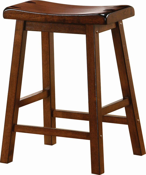 Transitional Chestnut Counter Height Stool - Premium Bar Stool from Coaster Z2 Standard - Just $74! Shop now at Furniture Wholesale Plus  We are the best furniture store in Nashville, Hendersonville, Goodlettsville, Madison, Antioch, Mount Juliet, Lebanon, Gallatin, Springfield, Murfreesboro, Franklin, Brentwood