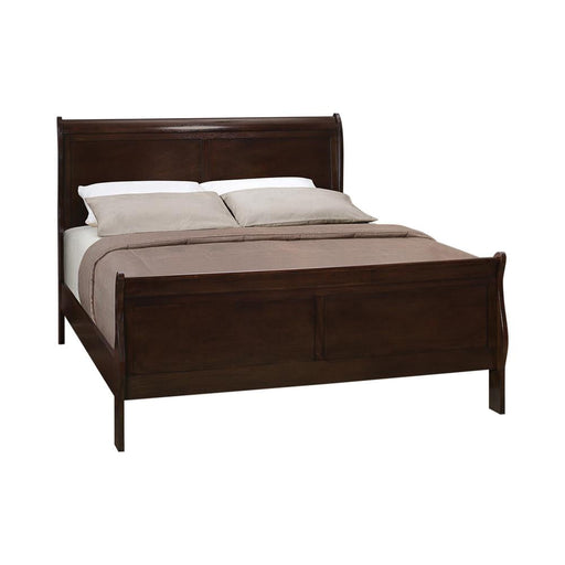 Louis Philippe Cappuccino Full Sleigh Bed - Premium Bed from Coaster Z2 Standard - Just $298! Shop now at Furniture Wholesale Plus  We are the best furniture store in Nashville, Hendersonville, Goodlettsville, Madison, Antioch, Mount Juliet, Lebanon, Gallatin, Springfield, Murfreesboro, Franklin, Brentwood