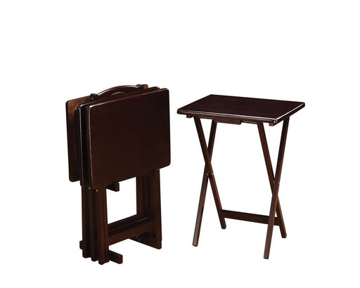 Cappuccino Tray Table - Premium Tray Table from Coaster Z2 Standard - Just $158! Shop now at Furniture Wholesale Plus  We are the best furniture store in Nashville, Hendersonville, Goodlettsville, Madison, Antioch, Mount Juliet, Lebanon, Gallatin, Springfield, Murfreesboro, Franklin, Brentwood