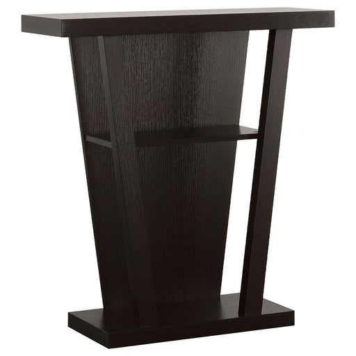 Cappuccino Accent Console Table - Premium Entry Table from Coaster Z2 Standard - Just $130! Shop now at Furniture Wholesale Plus  We are the best furniture store in Nashville, Hendersonville, Goodlettsville, Madison, Antioch, Mount Juliet, Lebanon, Gallatin, Springfield, Murfreesboro, Franklin, Brentwood