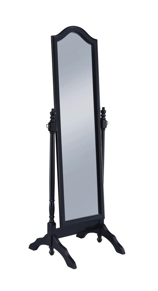 Transitional Black Cheval Mirror - Premium Cheval Mirror from Coaster Z2 Standard - Just $158! Shop now at Furniture Wholesale Plus  We are the best furniture store in Nashville, Hendersonville, Goodlettsville, Madison, Antioch, Mount Juliet, Lebanon, Gallatin, Springfield, Murfreesboro, Franklin, Brentwood