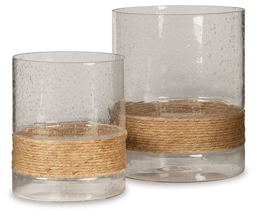 Eudocia Candle Holder (Set of 2) - Premium Candle Holder from Ashley Furniture - Just $51.42! Shop now at Furniture Wholesale Plus  We are the best furniture store in Nashville, Hendersonville, Goodlettsville, Madison, Antioch, Mount Juliet, Lebanon, Gallatin, Springfield, Murfreesboro, Franklin, Brentwood