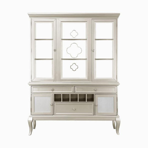 Homelegance Crawford Buffet and Hutch in Silver 5546-50* - Premium Buffet from Homelegance (Titan Warehouse) - Just $1560! Shop now at Furniture Wholesale Plus  We are the best furniture store in Nashville, Hendersonville, Goodlettsville, Madison, Antioch, Mount Juliet, Lebanon, Gallatin, Springfield, Murfreesboro, Franklin, Brentwood