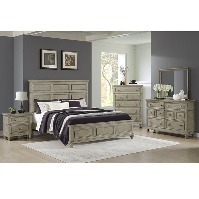 Whit-Ash - 2-Drawer Nightstand With USB - Light Gray – Nightstands w/ Charging Stations by Elements International at Furniture Wholesale Plus , Nashville furniture store