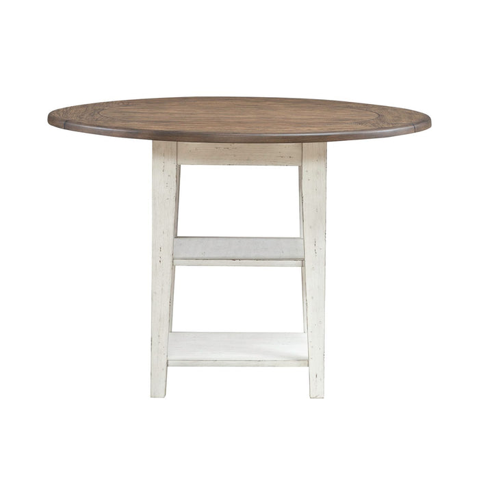 Al Fresco - Drop Leaf Table - Graphite & Whitestone – Dining Tables by Liberty Furniture at Furniture Wholesale Plus , Nashville furniture store