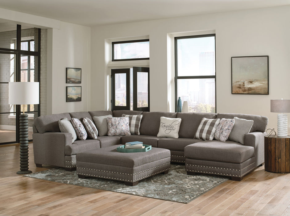 Crawford - Sectional With Cocktail Ottoman – 2 Piece Living Room Sets by Jackson at Furniture Wholesale Plus , Nashville furniture store