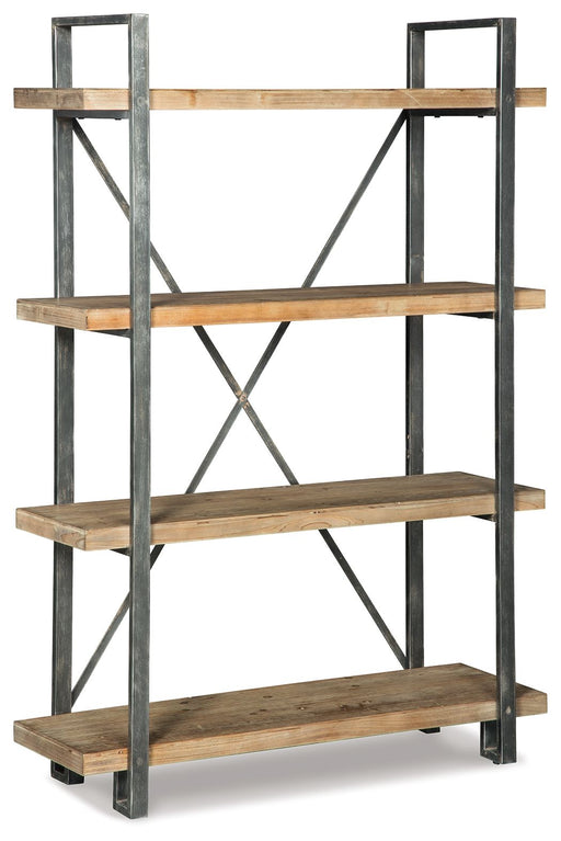 Forestmin - Brown / Black - Bookcase - Premium Standard Bookcases from Signature Design by Ashley® - Just $428! Shop now at Furniture Wholesale Plus  We are the best furniture store in Nashville, Hendersonville, Goodlettsville, Madison, Antioch, Mount Juliet, Lebanon, Gallatin, Springfield, Murfreesboro, Franklin, Brentwood