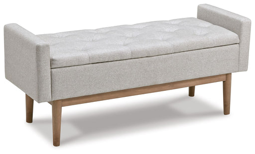 Briarson - Storage Bench - Beige / Brown – Storage Benches by Signature Design by Ashley® at Furniture Wholesale Plus , Nashville furniture store