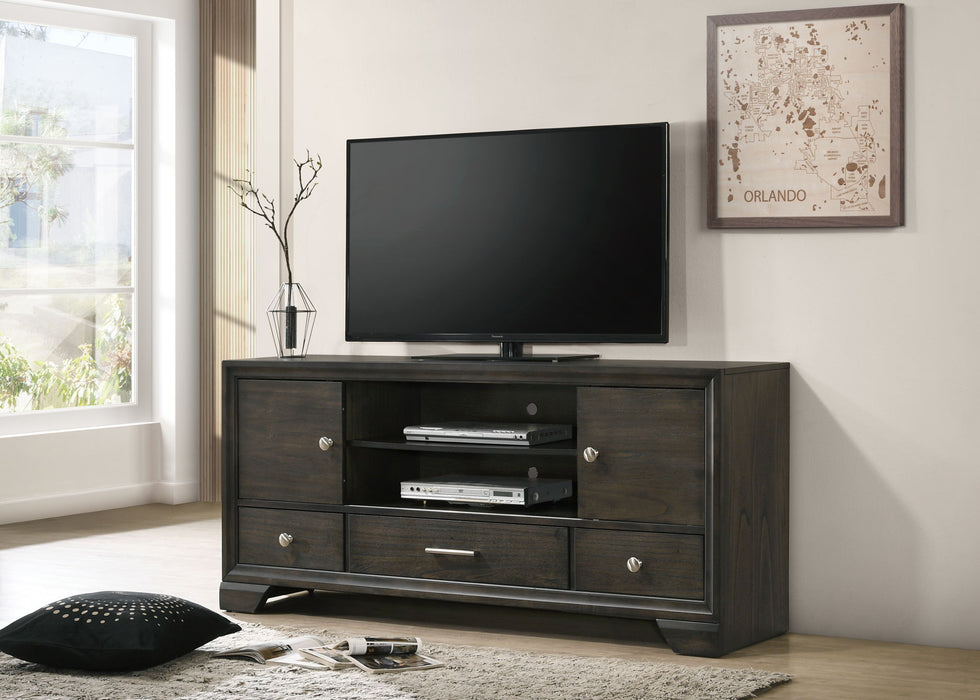 Jaymes - TV Stand - Gray - Premium TV Stands from Crown Mark - Just $469! Shop now at Furniture Wholesale Plus  We are the best furniture store in Nashville, Hendersonville, Goodlettsville, Madison, Antioch, Mount Juliet, Lebanon, Gallatin, Springfield, Murfreesboro, Franklin, Brentwood