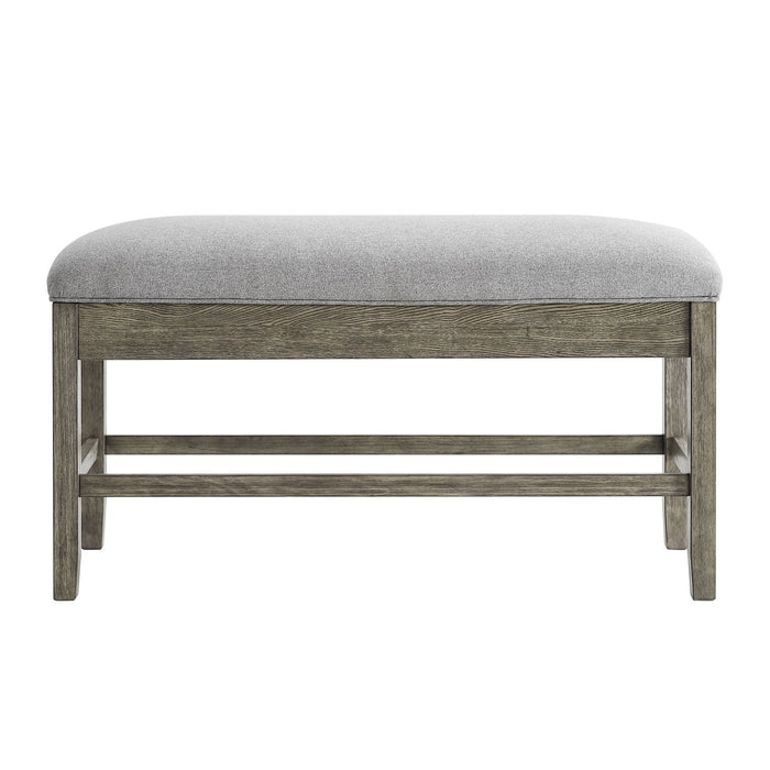 Grayson - Counter Bench - Gray / Light Brown – Counter Benches by Steve Silver Furniture at Furniture Wholesale Plus , Nashville furniture store