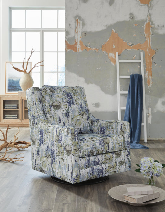 Dustinford - Swivel Glider Accent Chair - Multi – Swivel Glider Chairs by Signature Design by Ashley® at Furniture Wholesale Plus , Nashville furniture store