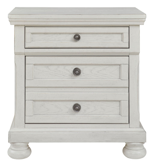 Robbinsdale - Two Drawer Night Stand - Antique White – Accent Nightstands by Signature Design by Ashley® at Furniture Wholesale Plus , Nashville furniture store