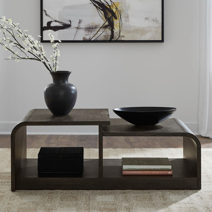 Perspectives - Cocktail Table - Espresso – Cocktail Tables by Liberty Furniture at Furniture Wholesale Plus , Nashville furniture store
