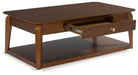 Trenmour - Rectangular Cocktail Table - Medium Brown – Cocktail Tables by Signature Design by Ashley® at Furniture Wholesale Plus , Nashville furniture store