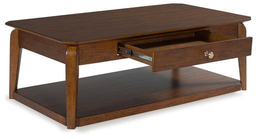 Trenmour - Rectangular Cocktail Table - Medium Brown – Cocktail Tables by Signature Design by Ashley® at Furniture Wholesale Plus , Nashville furniture store