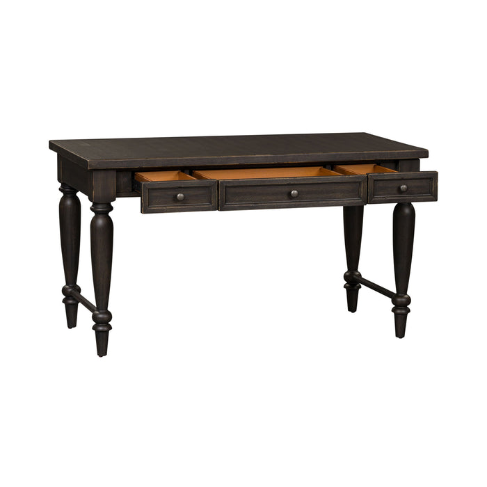 Harvest Home - Writing Desk - Black – Writing Desks by Liberty Furniture at Furniture Wholesale Plus , Nashville furniture store