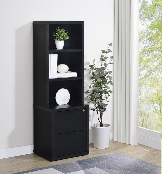 Westpark - 3-Shelf Bookcase USB And Lockable Drawer - Premium Standard Bookcases from Coaster Fine Furniture - Just $279! Shop now at Furniture Wholesale Plus  We are the best furniture store in Nashville, Hendersonville, Goodlettsville, Madison, Antioch, Mount Juliet, Lebanon, Gallatin, Springfield, Murfreesboro, Franklin, Brentwood