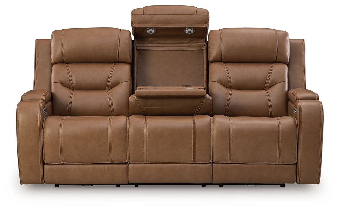 Knightington - Power Reclining Sofa With Audio Seating – Reclining Sofas by Signature Design by Ashley® at Furniture Wholesale Plus , Nashville furniture store