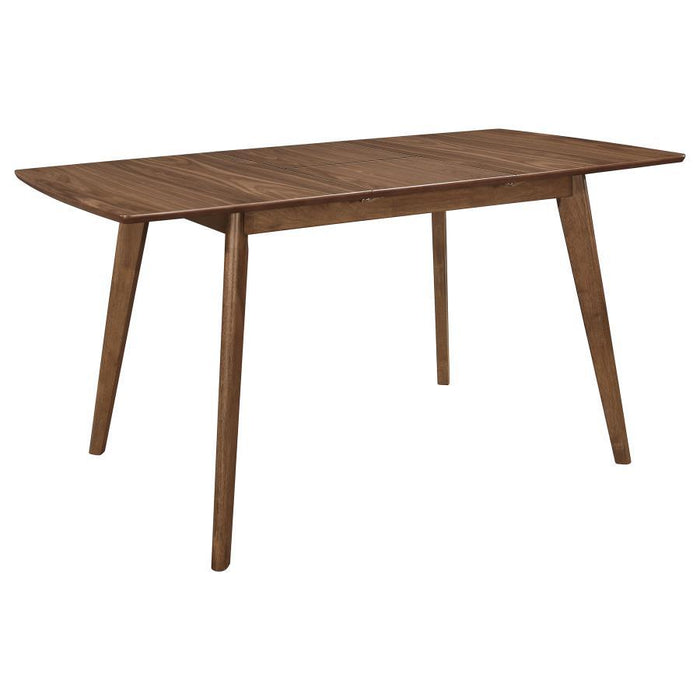 Alfredo - Extension Leaf Dining Table - Natural Walnut - Premium Dining Tables with Extensions from CoasterEveryday - Just $369! Shop now at Furniture Wholesale Plus  We are the best furniture store in Nashville, Hendersonville, Goodlettsville, Madison, Antioch, Mount Juliet, Lebanon, Gallatin, Springfield, Murfreesboro, Franklin, Brentwood
