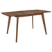 Alfredo - Extension Leaf Dining Table - Natural Walnut - Premium Dining Tables with Extensions from CoasterEveryday - Just $369! Shop now at Furniture Wholesale Plus  We are the best furniture store in Nashville, Hendersonville, Goodlettsville, Madison, Antioch, Mount Juliet, Lebanon, Gallatin, Springfield, Murfreesboro, Franklin, Brentwood