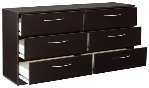 Finch - Six Drawer Dresser - Black – Dressers by Signature Design by Ashley® at Furniture Wholesale Plus , Nashville furniture store