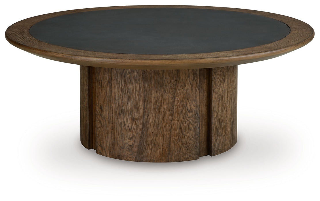 Dontayne - Round Table – End Tables by Signature Design by Ashley® at Furniture Wholesale Plus , Nashville furniture store