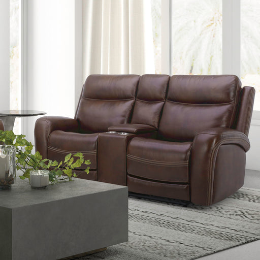 Blair - Loveseat With Console P2 & ZG - Cognac – Reclining Loveseats by Liberty Furniture at Furniture Wholesale Plus , Nashville furniture store