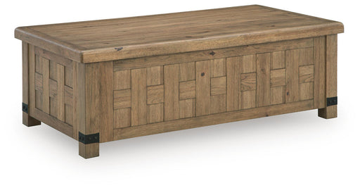 Ridgester - Lift Top Cocktail Table - Light Brown – Cocktail Tables by Signature Design by Ashley® at Furniture Wholesale Plus , Nashville furniture store