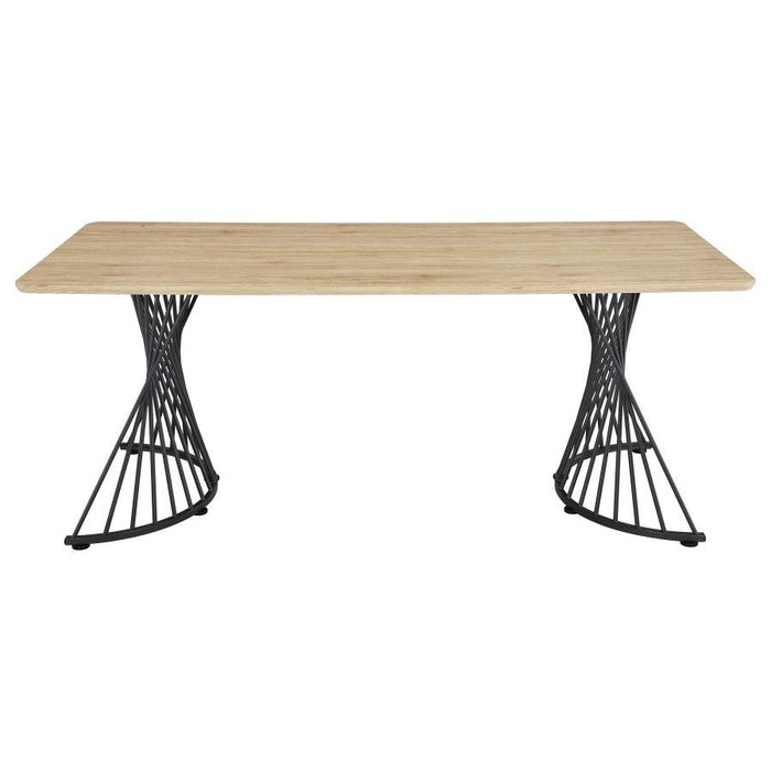 Altus - Composite Wood Dining Table - Natural Oak - Premium Dining Tables from CoasterEveryday - Just $519! Shop now at Furniture Wholesale Plus  We are the best furniture store in Nashville, Hendersonville, Goodlettsville, Madison, Antioch, Mount Juliet, Lebanon, Gallatin, Springfield, Murfreesboro, Franklin, Brentwood