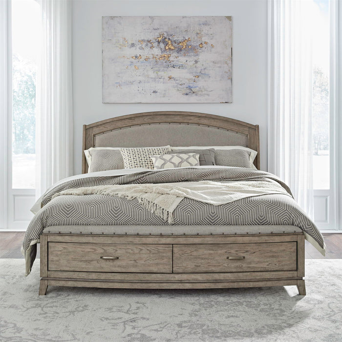 Avalon - Upholstered Storage Bed – Storage Beds by Liberty Furniture at Furniture Wholesale Plus , Nashville furniture store