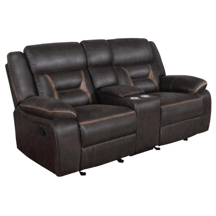Greer - Upholstered Motion Reclining Loveseat – Reclining Loveseats by CoasterEveryday at Furniture Wholesale Plus , Nashville furniture store
