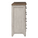 Farmhouse Reimagined - 8 Drawer Dresser - Antique White / Chestnut Tops – Dressers by Liberty Furniture at Furniture Wholesale Plus , Nashville furniture store