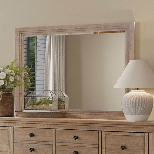 Haven Hills - Landscape Mirror - Camel Beige – Landscape Mirrors by Liberty Furniture at Furniture Wholesale Plus , Nashville furniture store