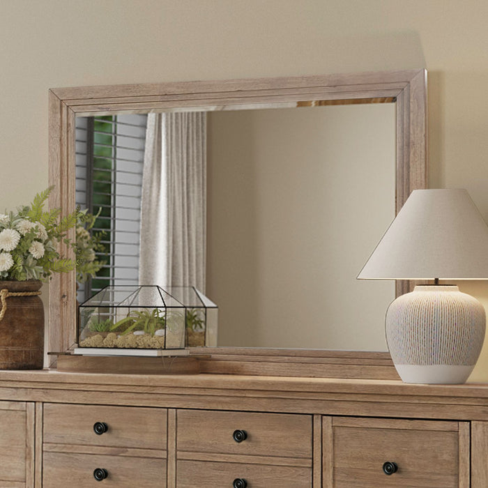 Haven Hills - Landscape Mirror - Camel Beige – Mirrors by Liberty Furniture at Furniture Wholesale Plus , Nashville furniture store