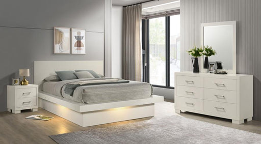 Jessica - LED Bedroom Set - Premium 4 Piece Bedroom Sets from CoasterEssence - Just $1979! Shop now at Furniture Wholesale Plus  We are the best furniture store in Nashville, Hendersonville, Goodlettsville, Madison, Antioch, Mount Juliet, Lebanon, Gallatin, Springfield, Murfreesboro, Franklin, Brentwood