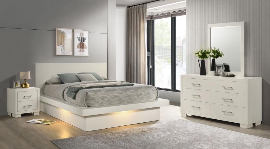Jessica - LED Bedroom Set - Premium 4 Piece Bedroom Sets from CoasterEssence - Just $1979! Shop now at Furniture Wholesale Plus  We are the best furniture store in Nashville, Hendersonville, Goodlettsville, Madison, Antioch, Mount Juliet, Lebanon, Gallatin, Springfield, Murfreesboro, Franklin, Brentwood